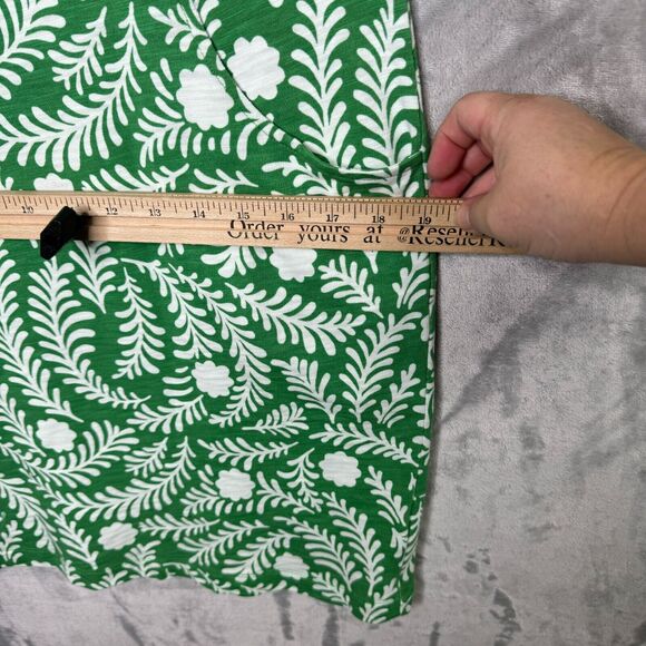 Boden Green and White Mini Dress - Picture 10 of 13